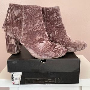 Velvet Ankle Boot